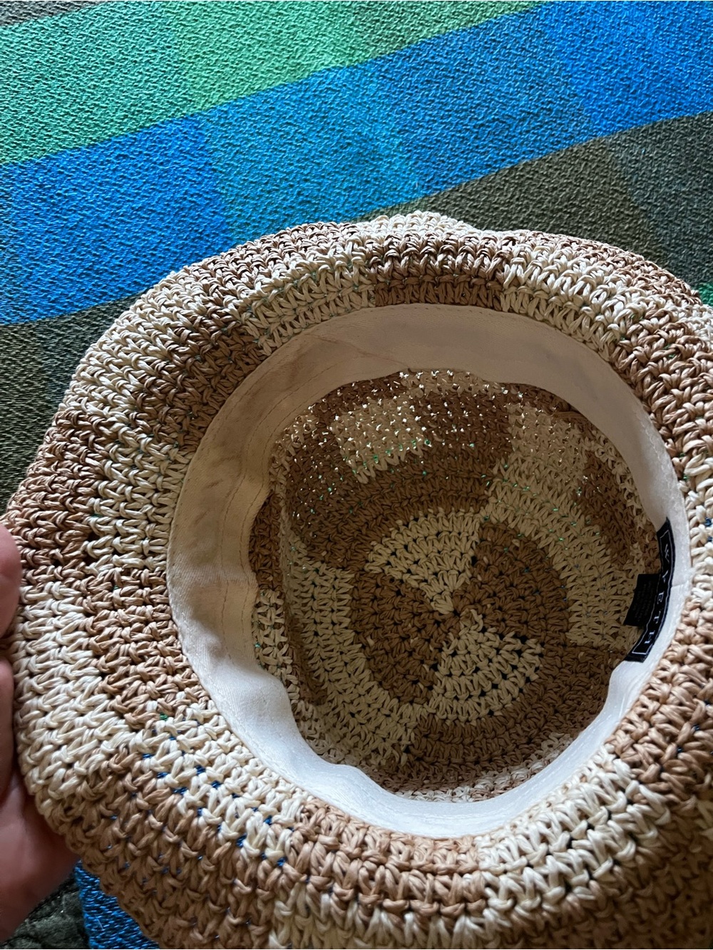 Wyeth checkered straw hat - Picture 9 of 10